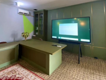 Smart boardroom with interactive display